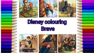 Disney colouring Brave  #kids #viral #trending #art #reels #disney #kidsvideo #kids  #kidssong