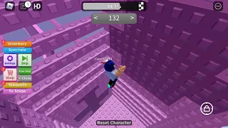 ￼Roblox Update no Jumping difficulty chart obby Level 132￼￼