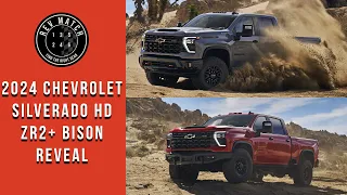 2024 Chevrolet Silverado HD ZR2 and Bison Reveal