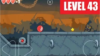 Red Ball 4 level 43 Walkthrough / Playthrough video.