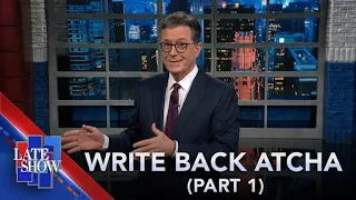 Stephen Colbert Recaps A Crazy Summer, Part 1: Trump’s Mugshot, Cocaine in The White House