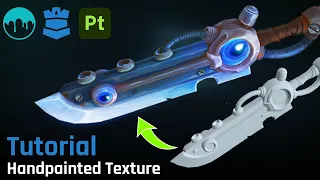 HAND-PAINTED FUTURISTIC DAGGER (RUINED KING) | Tutorial