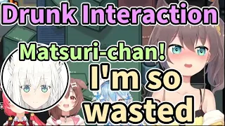 Drunk Interaction [ENG SUB Hololive Among Us]　Natsuiro Matsuri