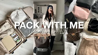 PACK WITH ME FOR LA | Vacation prep, What's in my carry-on, Travel essentials + more