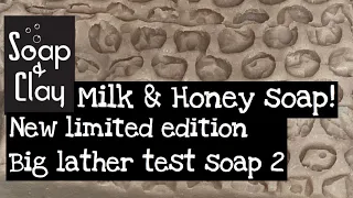 How to incorporate honey in soap | big lather test soap 2 | honey & oat milk | Day 35/365