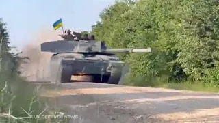 Russian Nightmare! British Challenger 2 Tanks Are on the Front Line of Ukraine to Destroy Russia