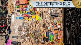 All The Treasures We Found In  2022 Metal Detecting New Smyrna Beach | The Detecting Duo