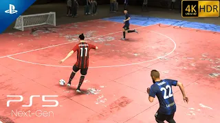 FIFA 22 VOLTA Street Football Gameplay - Ac milan vs Inter Milan - PS5 4K 60fps HDR