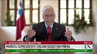 Murió el expresidente chileno Sebastián Piñera; en un accidente de helicóptero