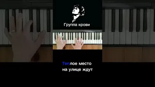 Группа крови Виктор Цой на пианино 🎹 Кавер