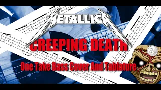 Metallica -Creeping Death- One Take Bass Cover and  tab