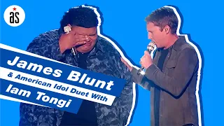 James Blunt Gives Us A BTS Look At His American Idol Duet With Iam Tongi On "Monsters" #americanidol