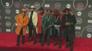 Backstage at the AMAs, New Edition talks about BTS dancing to their performance, Becky G, Kali Uchis