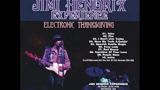 Jimi Hendrix : Philharmonic Hall, New York. 28, 11, 1968