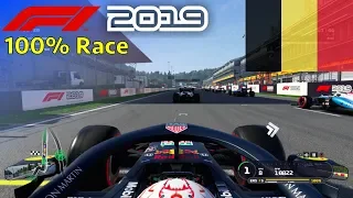 F1 2019 - 100% Race at Spa-Francorchamps in Verstappen's Red Bull