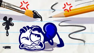 Pencilmate's UGLY PORTRAIT! | Animated Cartoons Characters | Animated Short Films | Pencilmation