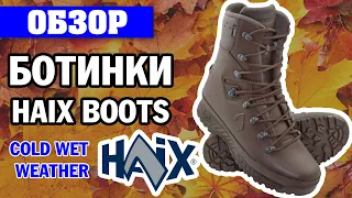ОБЗОР: ботинки Haix Boots Cold Wet Weather коричневые