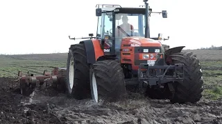 Same Titan 190 w/ HUGE TIRES Working Hard Cultivating Muddy Fields | Floating Good | DK Agriculture