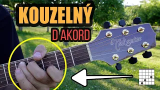 Jednoduchý kytarový trik - "KOUZELNÝ" D akord