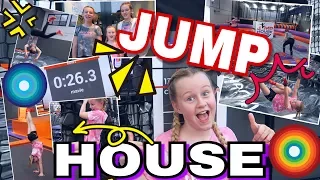 JUMP HOUSE FOLLOW ME AROUND 💥 trampolinehall cool girls