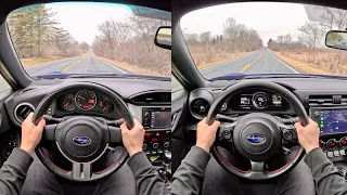 2014 vs. 2022 Subaru BRZ - POV Comparison
