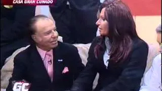 Showmatch 2009 - Carlos Menem visita la casa de Gran Cuñado