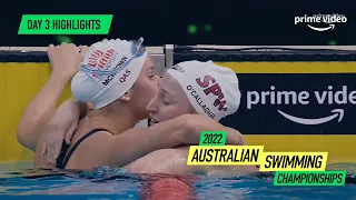 2022 Australian Swimming Championships Day 3 Highlight  | Prime Video