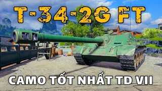 T-34-2G FT: Pháo chống tăng SU-122-44 phiên bản copy? | World of Tanks