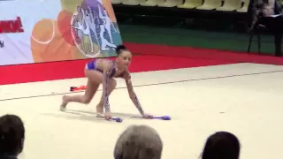 Арина Аверина булавы 29.03.2013 Arina Averina