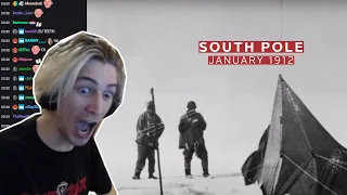 XQC Reacts to The deadly race to the South Pole