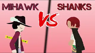 shanks vs mihawk