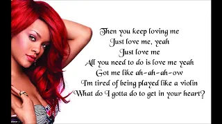 Rihanna   Love on the Brain Clean Lyrics