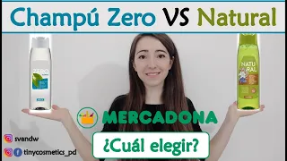 Champú Natural VS Champú Zero de Deliplus (Mercadona), ¿Cuál elegir? {tinycosmetics}