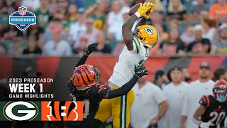 Green Bay Packers vs. Cincinnati Bengals | 2023 Preseason Week 1 Game Highlights