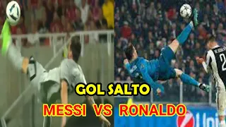 GOL SALTO FENOMENAL MESSI VS RONALDO