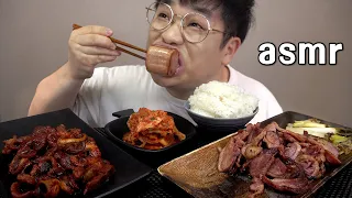 먹방창배tv 매콤한쭈꾸미볶음에 오리훈제 통스팸까지 레전드 먹방 Spicy Stir fried webfoot octopus mukbang Legend koreanfood asmr