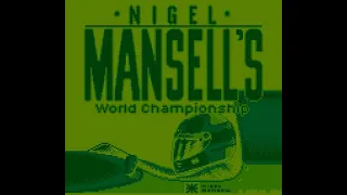 Nigel Mansell's World Championship Racing - Game Boy (1992)