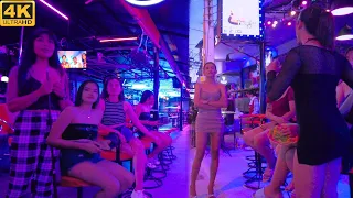 [4K] Evening Pattaya - Soi Buakhao, soi Honey, Myth Night, Made in Thailand, Tree Town. March 2024