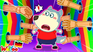 Wolfoo und Lucy-Flucht-Herausforderungen für Kinder | Wolfoo Zeichentrickfilme für Kinder