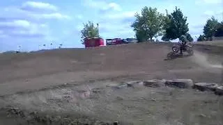 Coltons first step-down double on KTM 50 sx dirtbike