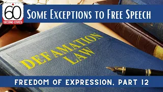 Some Exceptions to Free Speech: Freedom of Expression, Part 12