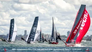 NSW Championship Race 2 (Re-sail) and Australian Championship Race 1 - 17/01/2021