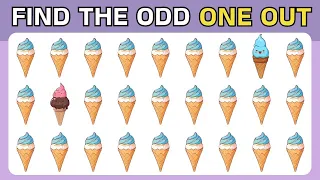 Find the ODD One Out | Sweets & Drinks Emoji Quiz  🍧🥤 | Easy, Medium, Hard Levels 🆕