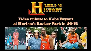 KOBE BRYANT AT RUCKER PARK IN HARLEM 2002 LEGENDARY 💯