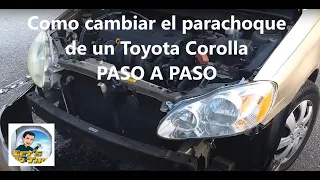 Como Cambiar el Parachoque de un Auto Toyota Corolla