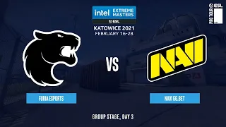 Группа B. NAVI vs FURIA. Map-1 Mirage. IEM Katowice 2021 by @TAFA & @SL4M.