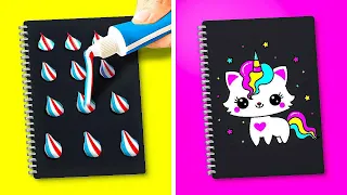 CREATIVE ART TRICKS || Funny Drawing Challenge! Who Draws It Better? DIY Art Hacks by 123 GO! Genius