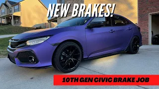 10th Gen Civic Brake Job ***ROTOR AND PAD UPGRADES***