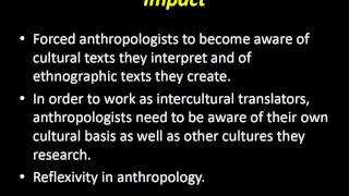Symbolic and Interpretative Anthropology (Part 1)