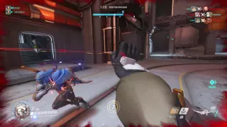 Genji Deflecting Hanzo's Dragonstrike Ultimate